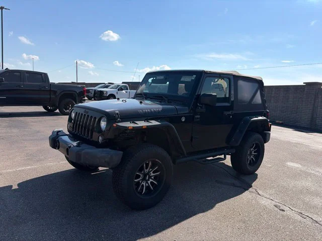 Used 2017 Black Clearcoat Jeep Willys Wheeler image 3