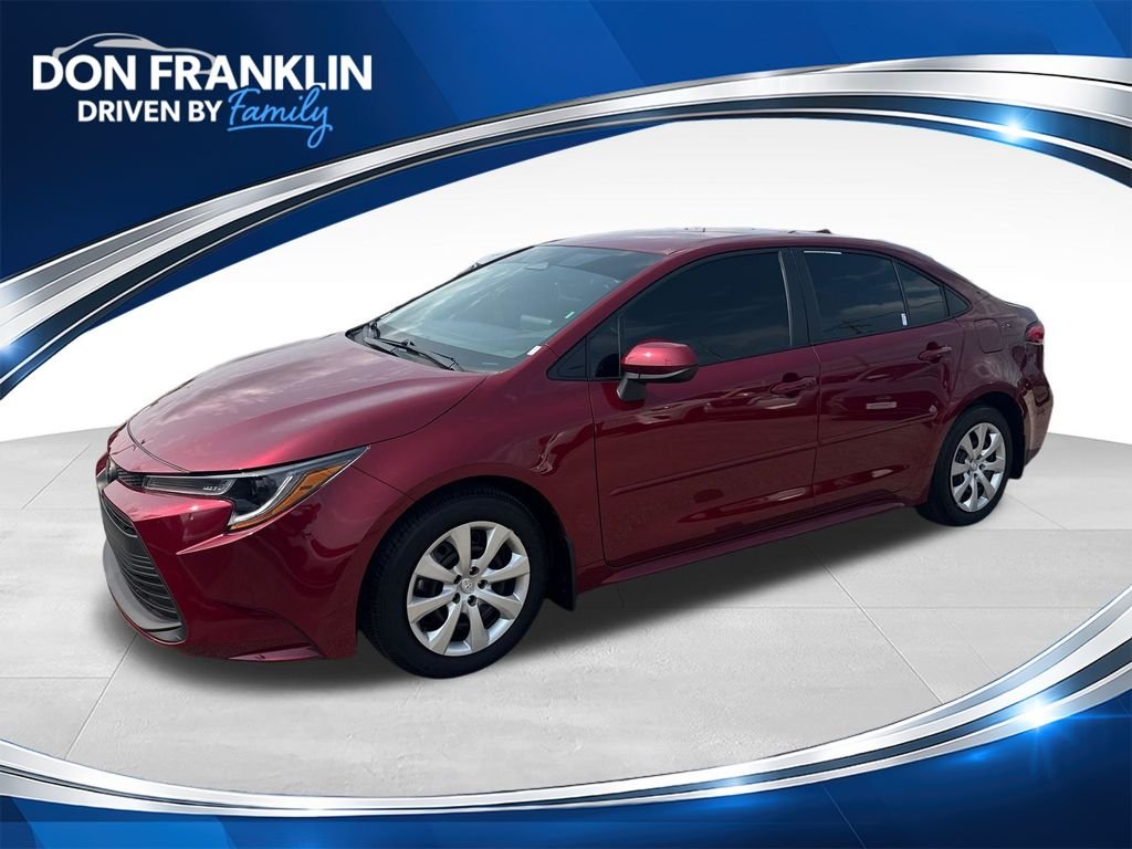 Used 2025 Red Toyota LE image 1