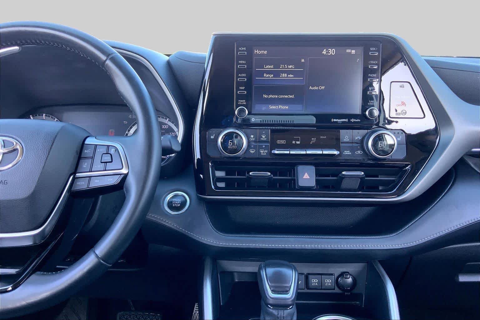 Used 2021 Midnight Black Metallic Toyota XLE image 7