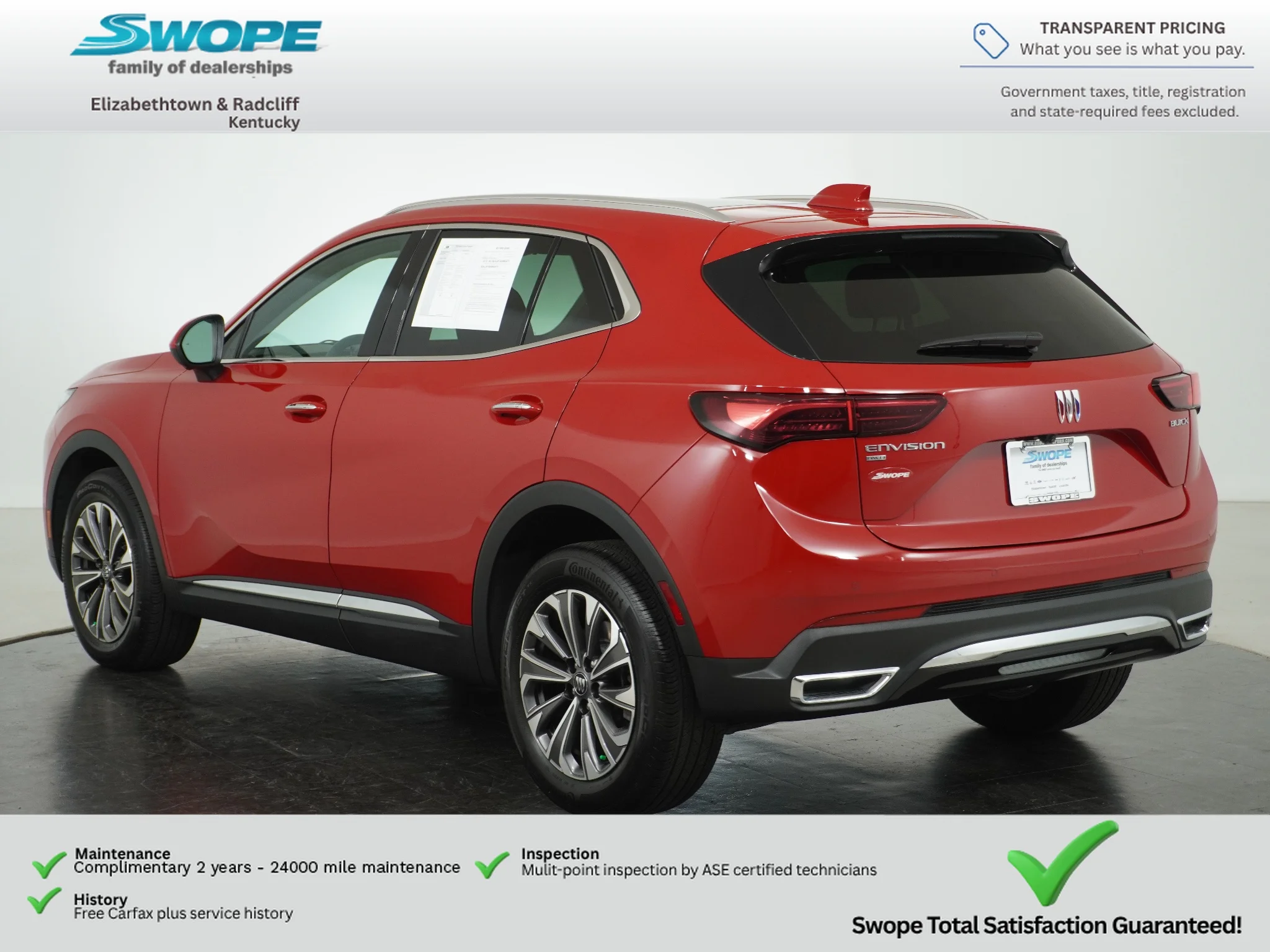 Used 2025 Brilliant Red Buick Preferred image 5
