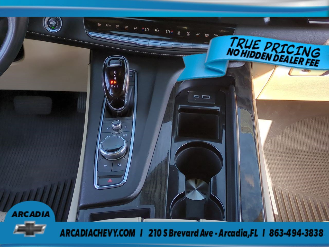 Used 2023 Dark Moon Blue Metallic Cadillac 4WD Premium Luxury image 19