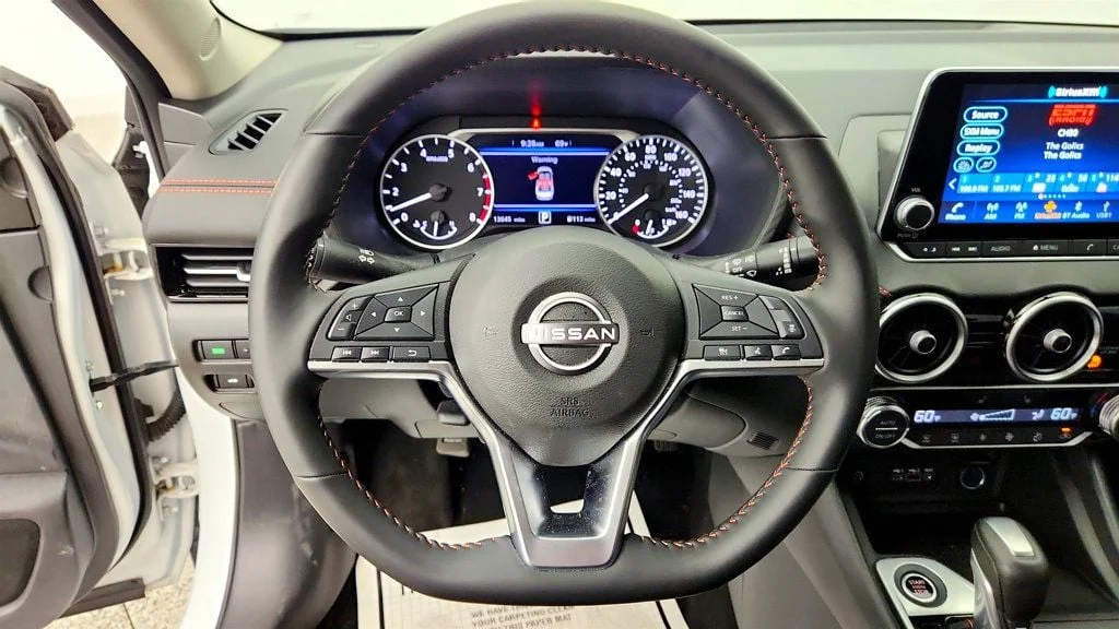 Used 2025 Aspen White Tricoat/Super Black Nissan SR CVT image 12