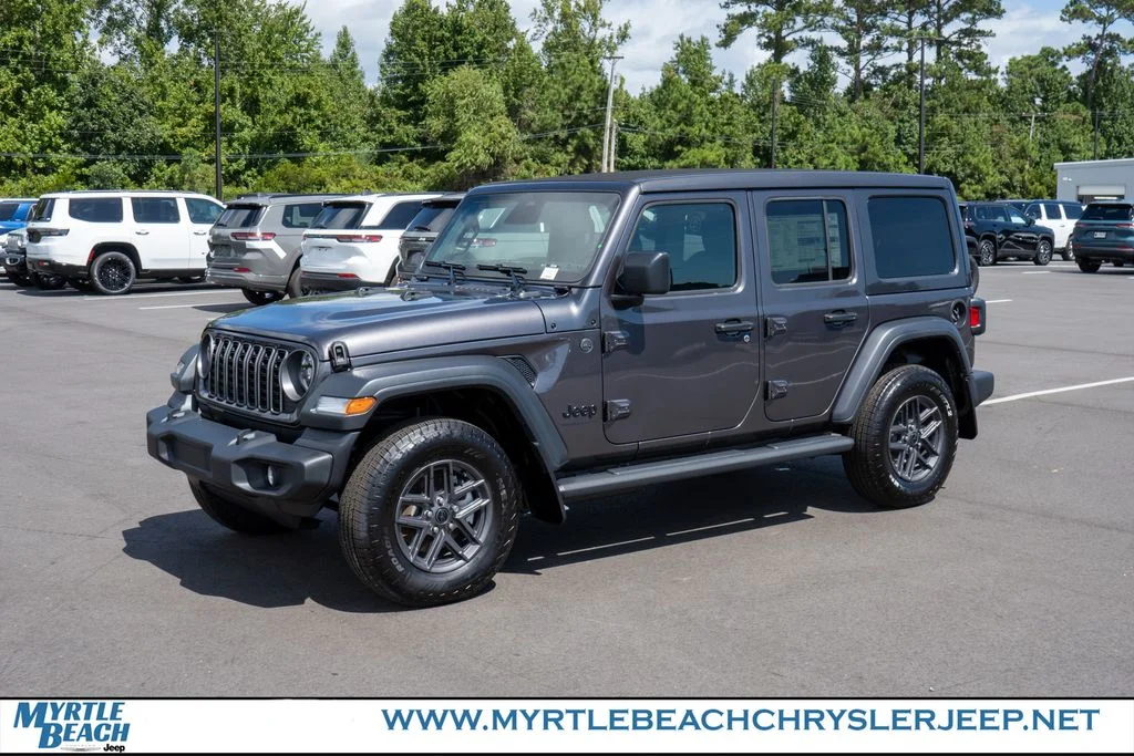 New 2026 Granite Crystal Metallic Clear-Coat Exterior Paint Jeep Sport S image 2