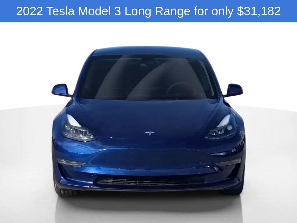 Used 2022 Blue Tesla Long Range image 2