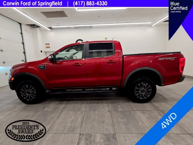 Certified Used 2020 Rapid Red Metallic Tinted Clearcoat Ford Lariat image 2