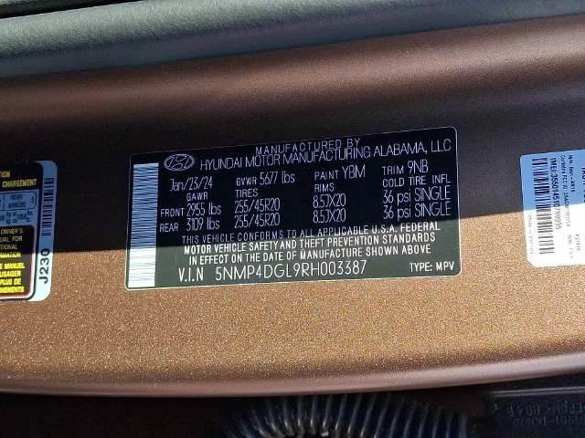 Used 2024 Brown Hyundai Limited image 29