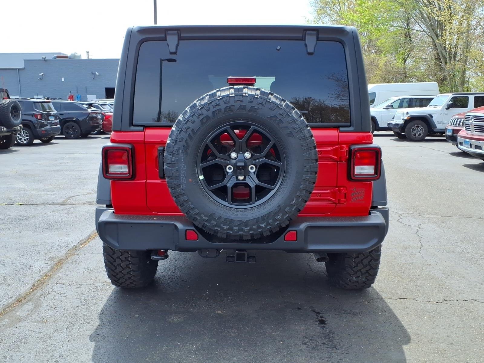 New 2026 Firecracker Red Clear-Coat Exterior Paint Jeep Willys image 5