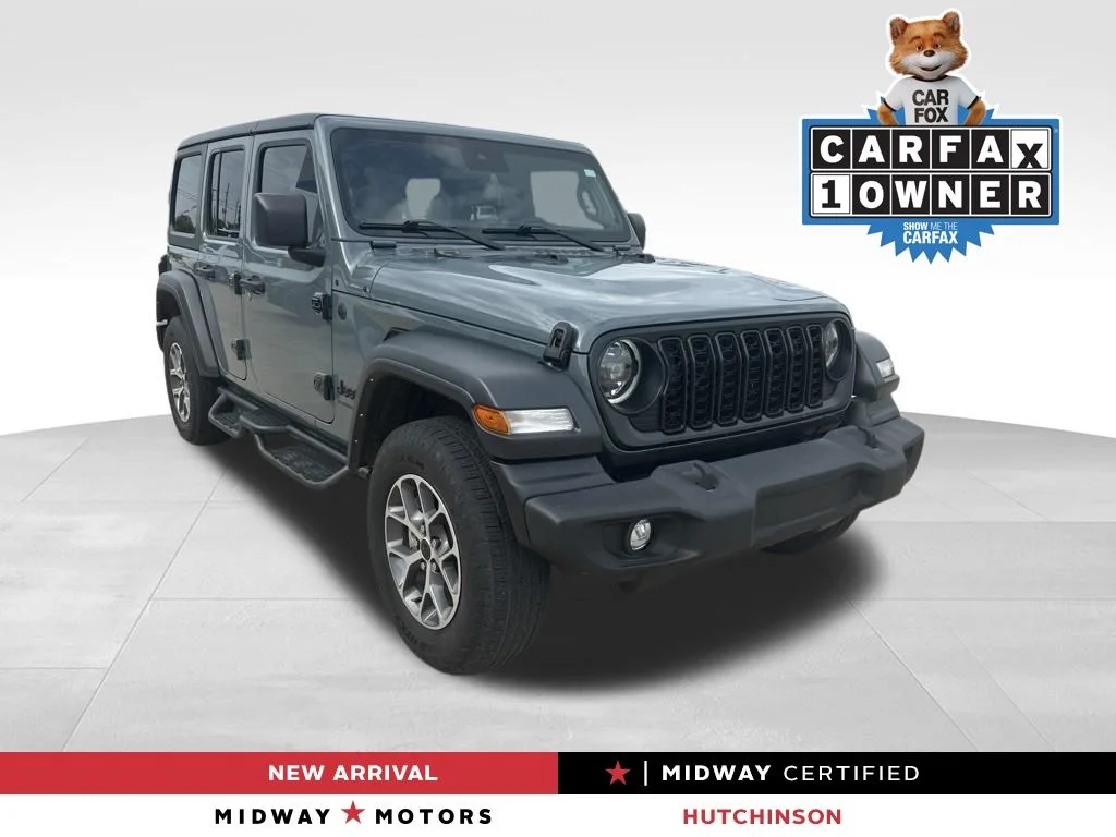 Used 2024 Gray Jeep Sport S image 1