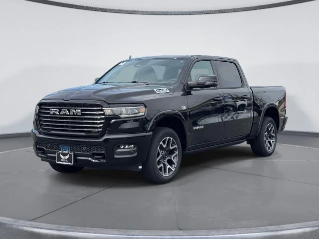 New 2027 Diamond Black Crystal Pearl-Coat Exterior Paint RAM Laramie image 2