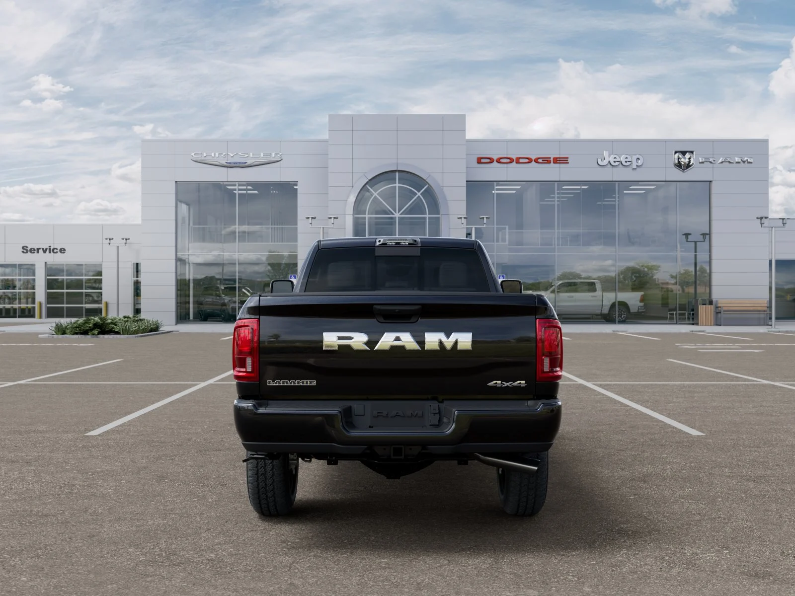 New 2026 Diamond Black Crystal Pearl-Coat Exterior Paint RAM Laramie image 37