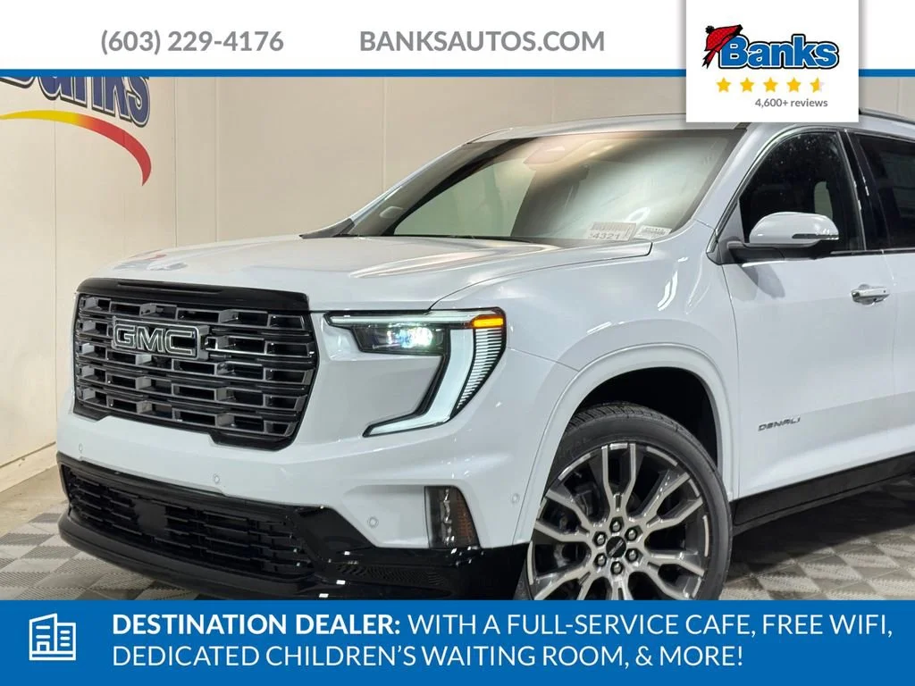 New 2026 Glacier White Tricoat GMC Denali Ultimate image 3