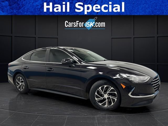 Pre-Owned 2023 Hyundai Sonata Hybrid Blue FWD 4D Sedan