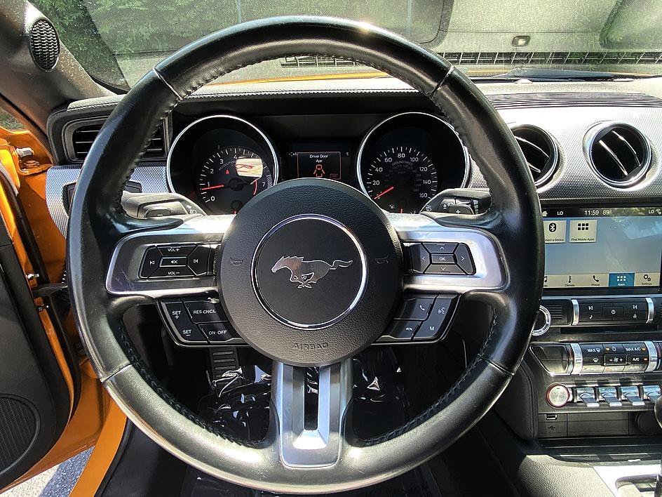 Used 2018 Orange Fury Metallic Tri-Coat Ford EcoBoost image 12
