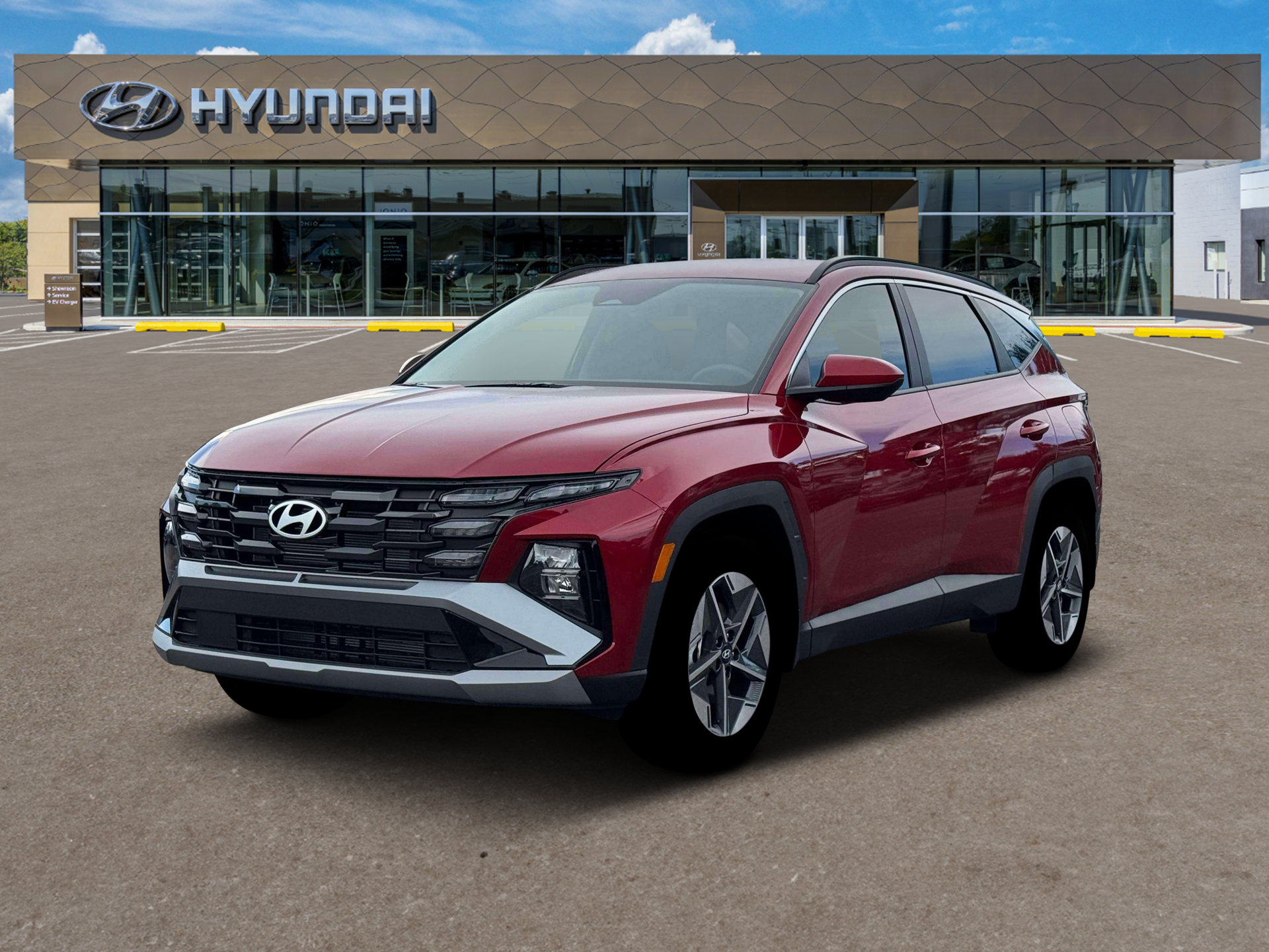 New 2026 Ultimate Red Hyundai SEL FWD image 1