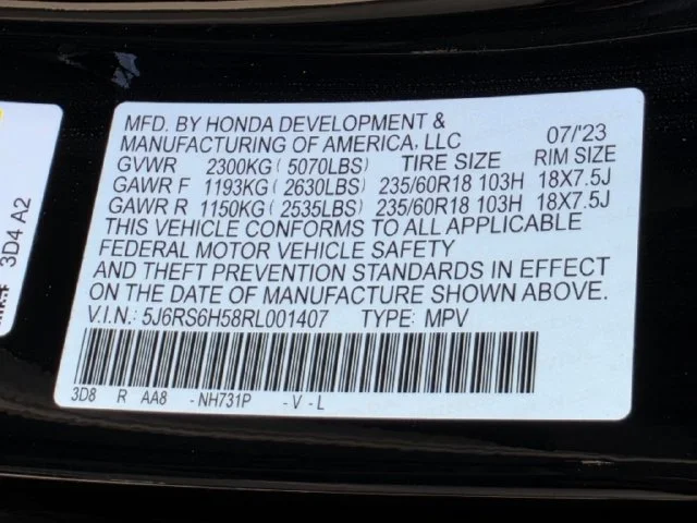Used 2024 Black Honda Sport image 33