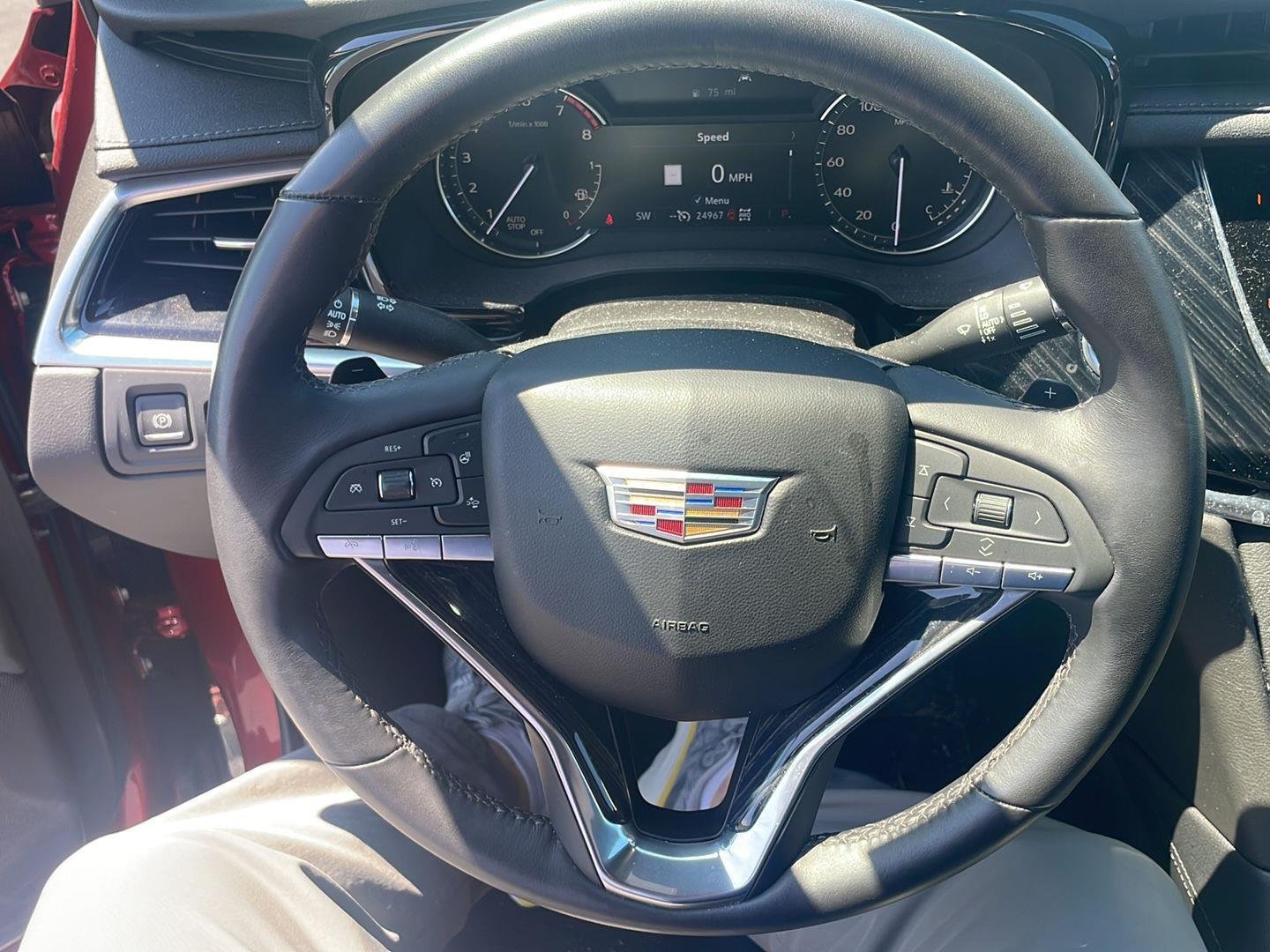 Used 2024 Radiant Red Tintcoat Cadillac AWD Premium Luxury image 8