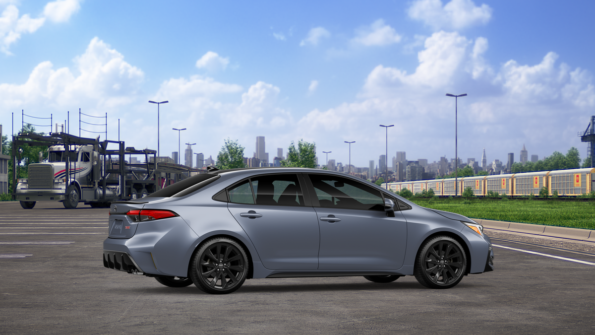New 2026 Celestite with Midnight Black Metallic roof Toyota XSE image 11