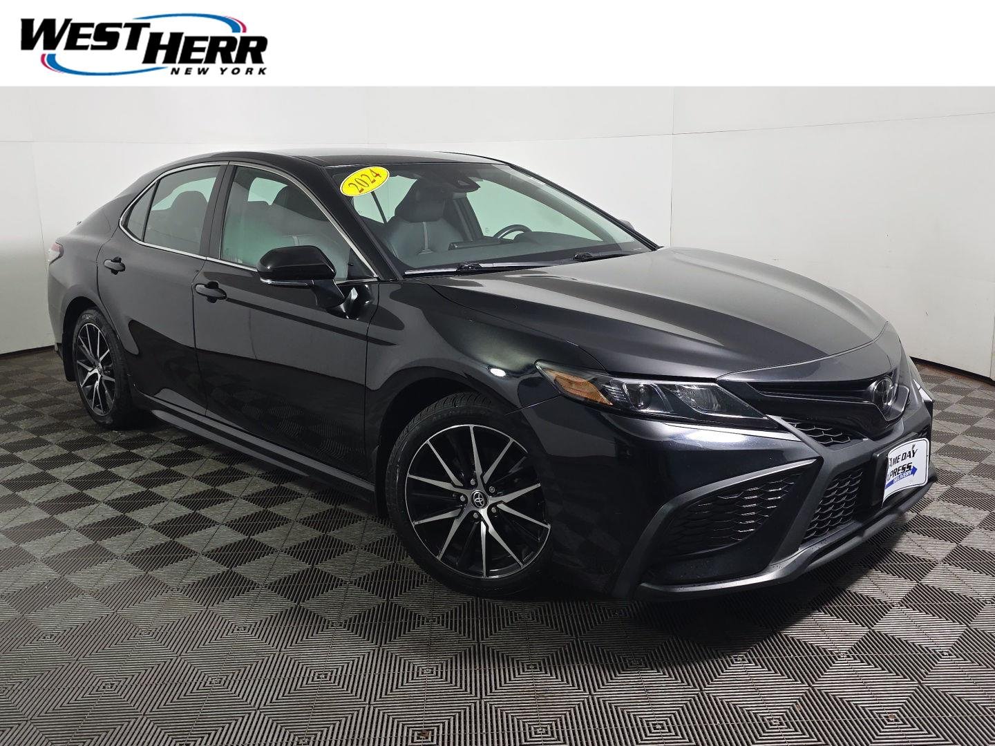 Used 2024 Midnight Black Metallic Toyota SE image 1