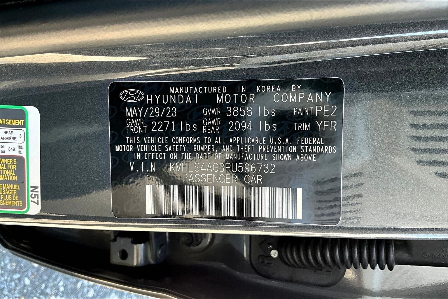 Used 2023 Gray Hyundai SEL image 16