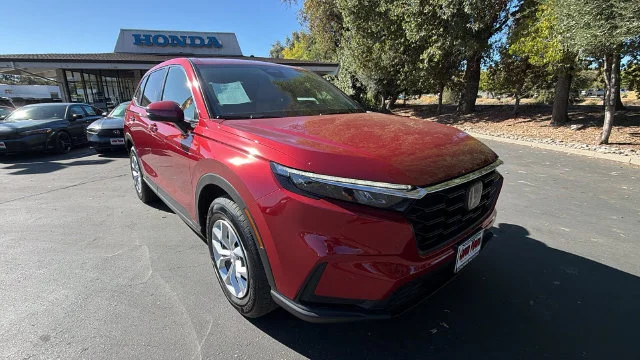New 2026 Radiant Red Metallic Honda AWD LX image 2