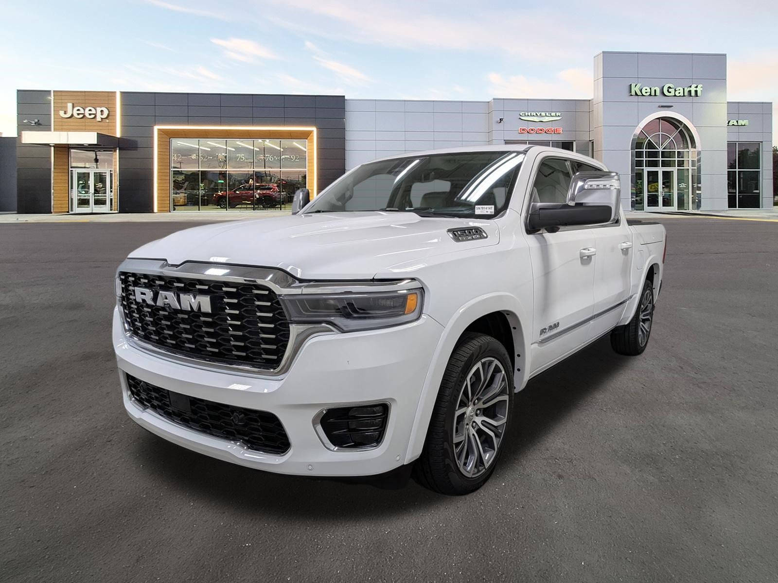 Used 2025 Bright White Clearcoat Ram Tungsten image 9