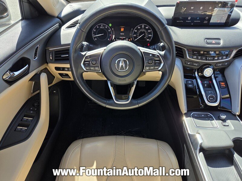 Used 2023 Platinum White Pearl Acura TECH image 12