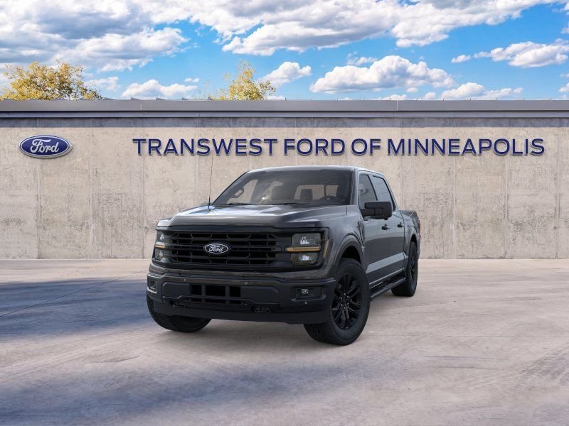 New 2026 Agate Black Metallic Ford XLT image 2