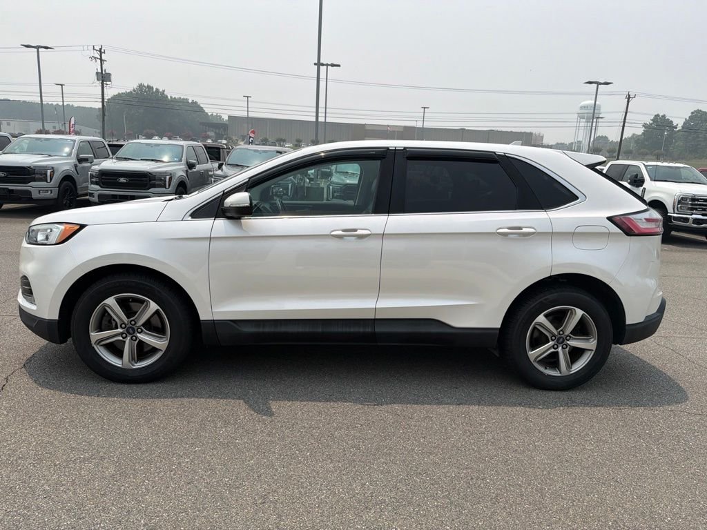 Used 2019 White Platinum Clearcoat Metallic Ford SEL image 7