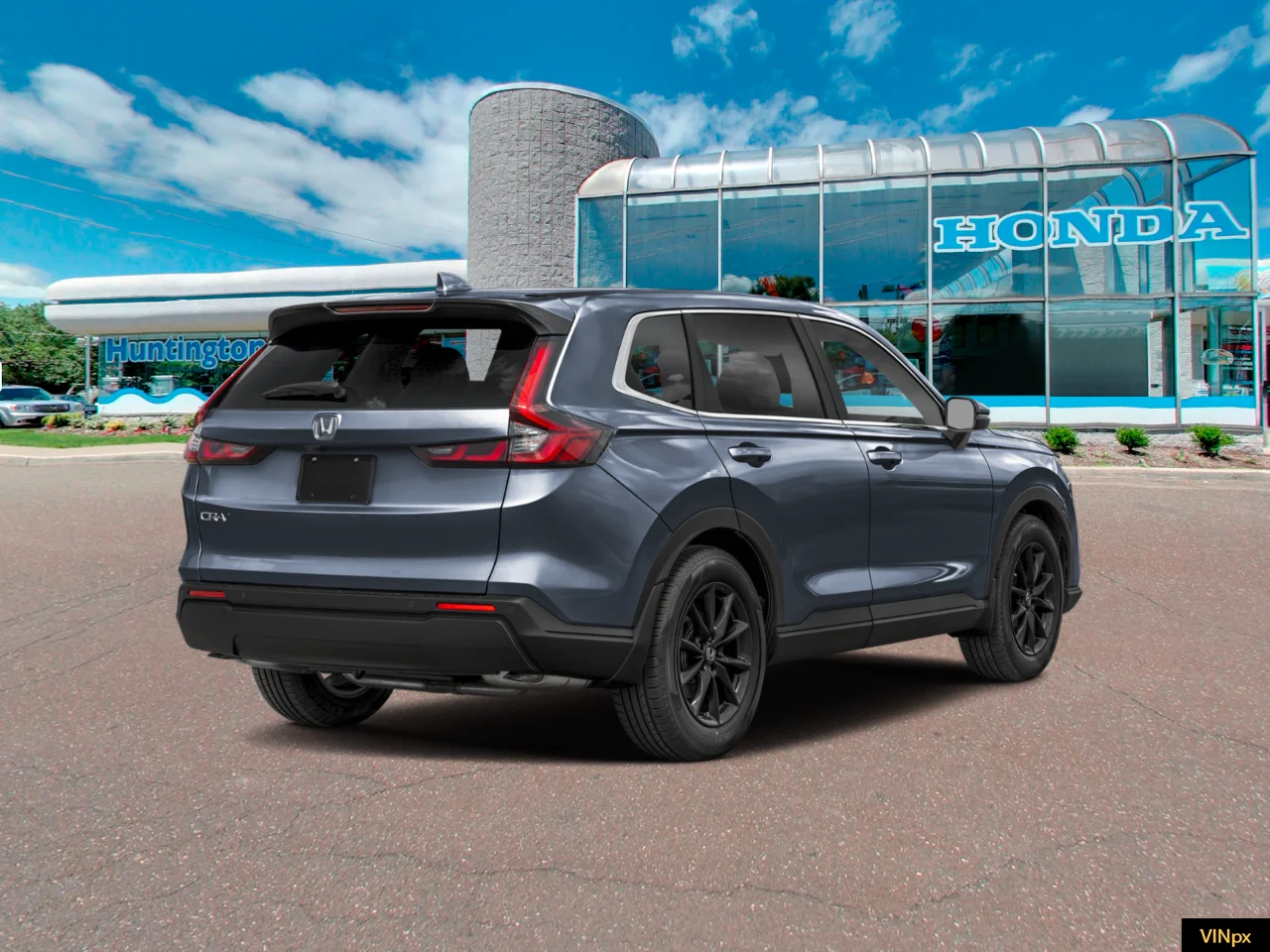 New 2026 Meteorite Gray Metallic Honda EX-L AWD image 2