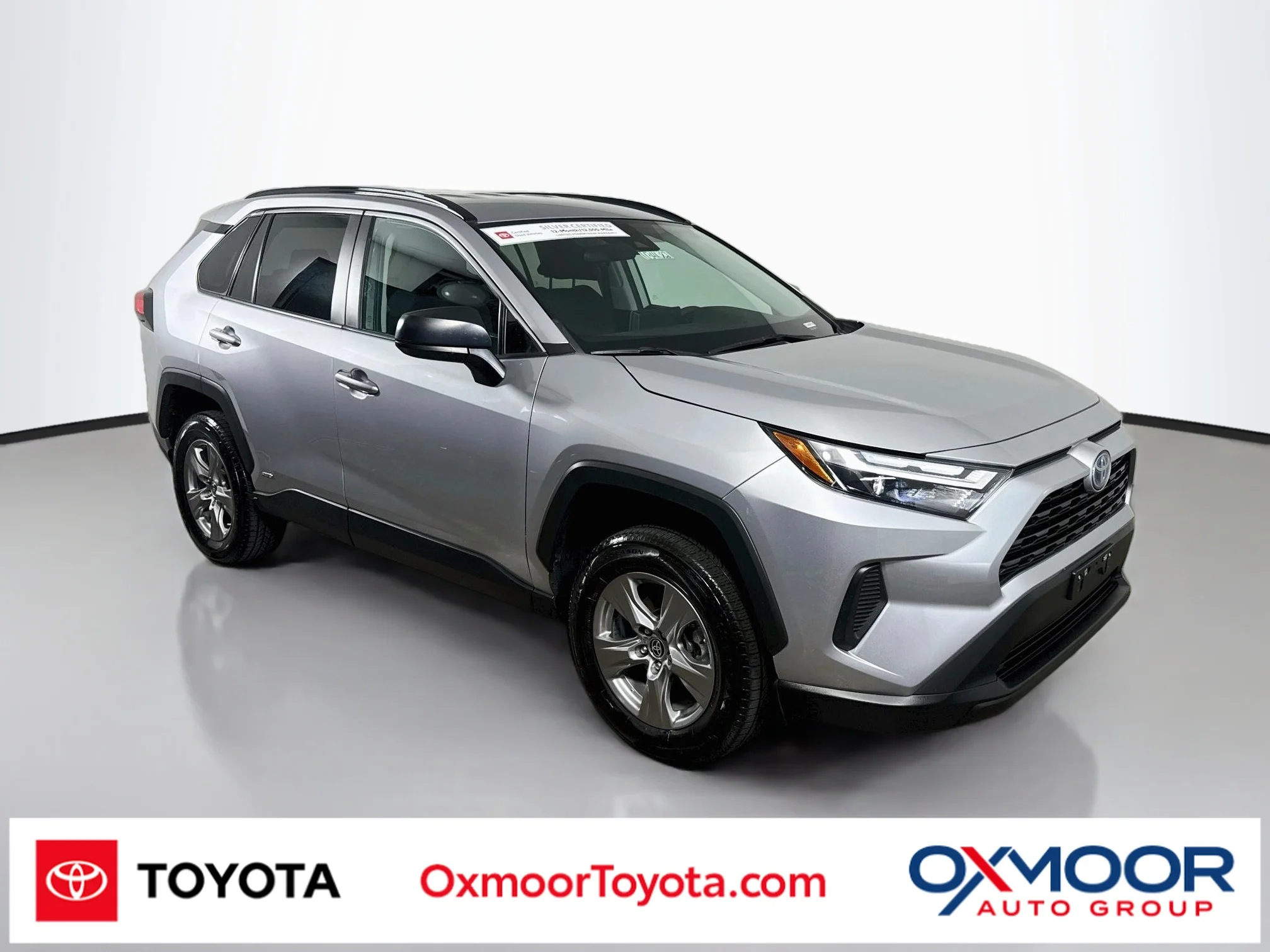 Certified Used 2024 Silver Sky Metallic Toyota Hybrid LE image 1