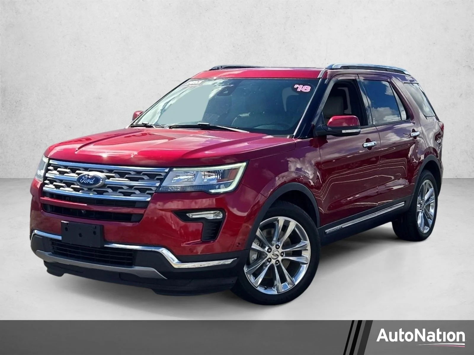 Used 2018 Ruby Red Metallic Tinted Clearcoat Ford Limited image 1