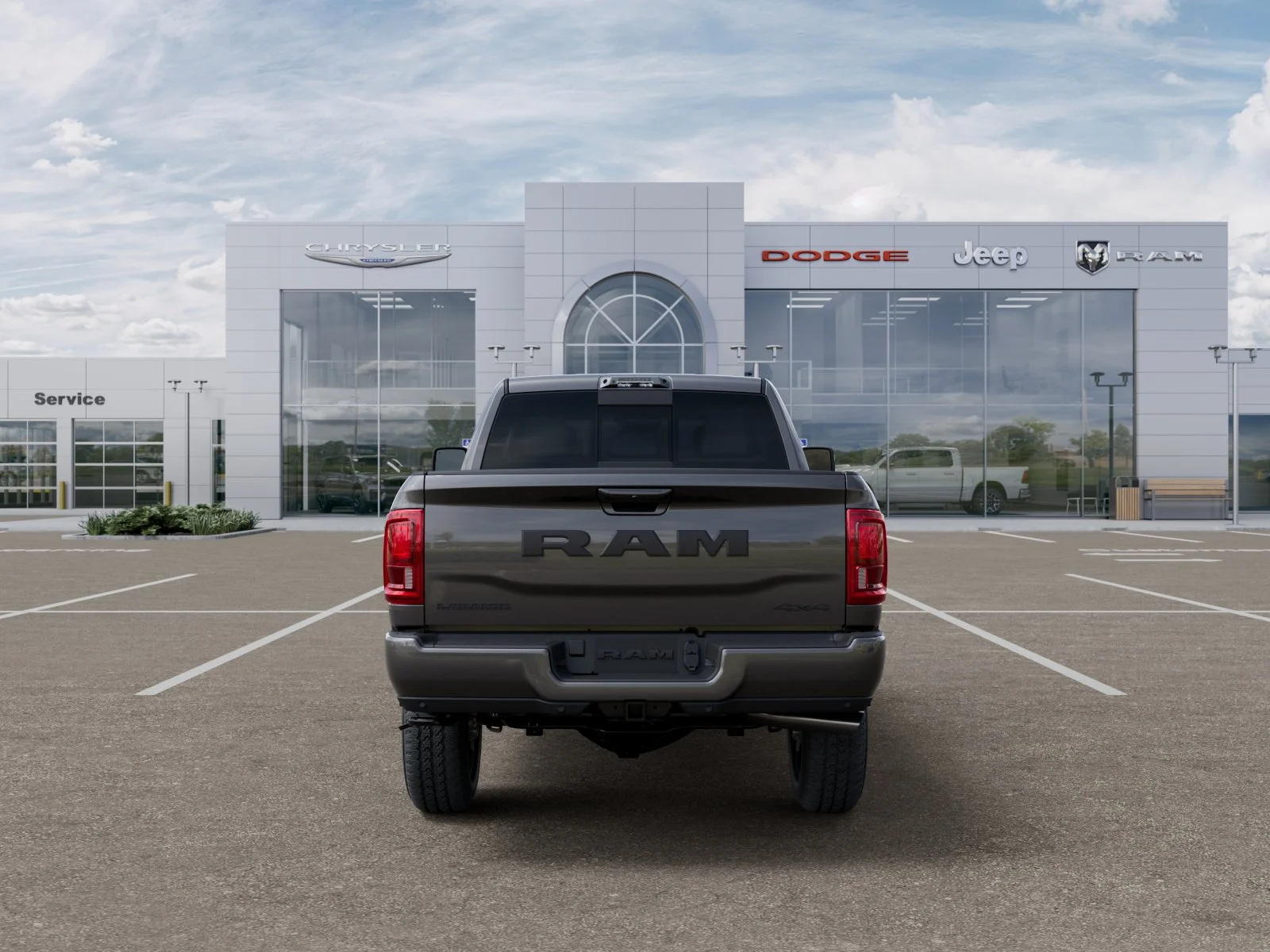 New 2026 Granite Crystal Metallic Clear-Coat Exterior Paint RAM Laramie image 32