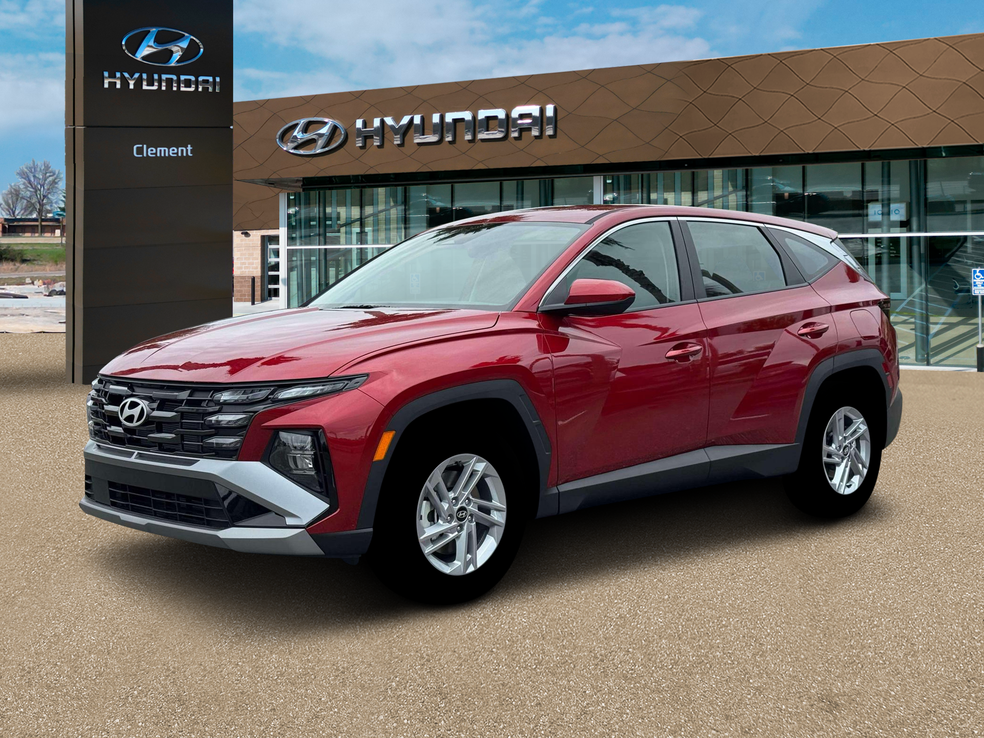 New 2026 Red Hyundai SE AWD image 2