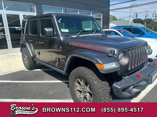 Used 2018 Gray Jeep Unlimited Rubicon image 1