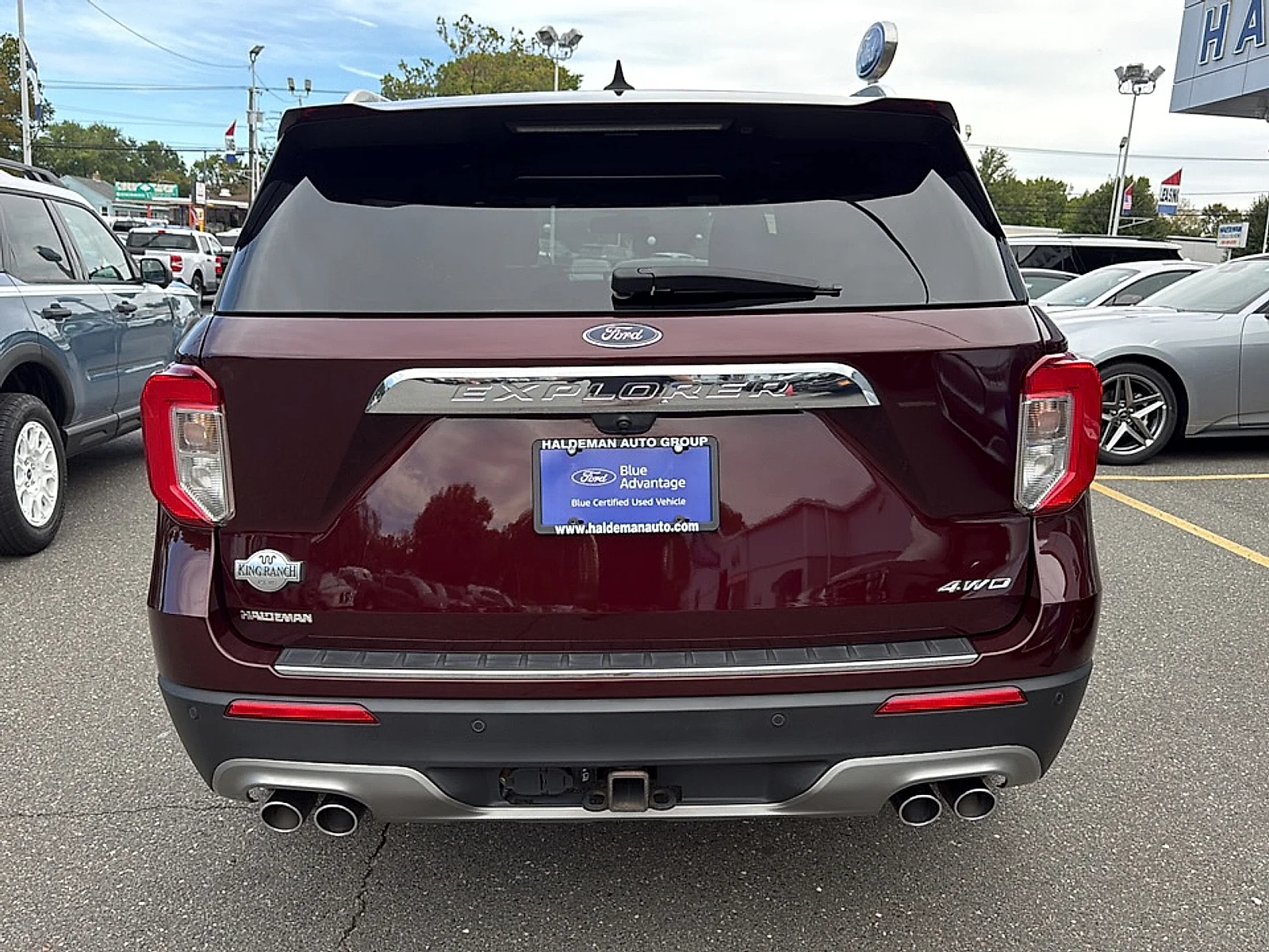 Used 2022 Burgundy Velvet Tinted Clearcoat Ford King Ranch image 5