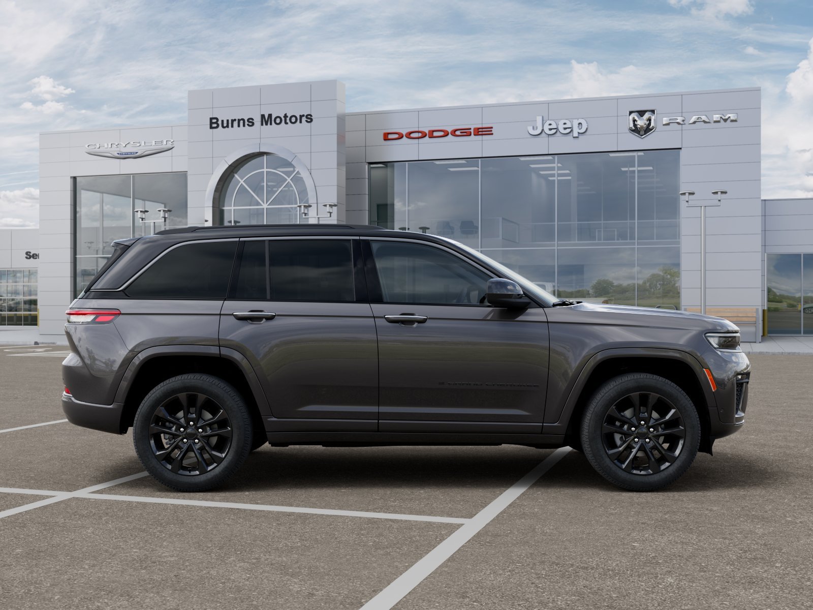 New 2026 Baltic Gray Metallic Clear-Coat Exterior Paint Jeep Limited Reserve BLACKOUT image 47