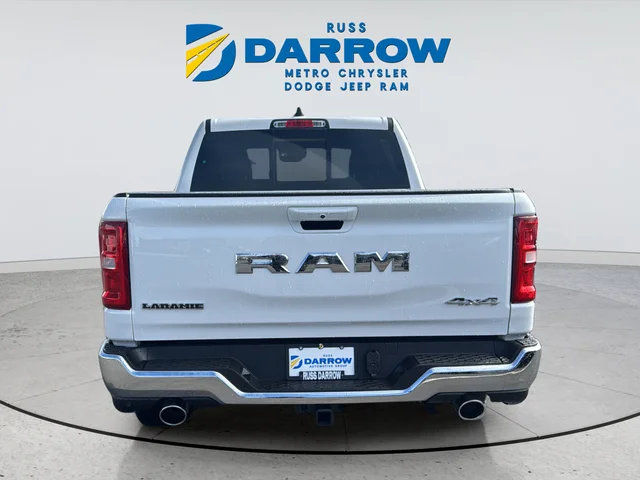 New 2026 Bright White Clear-Coat Exterior Paint RAM Laramie image 4