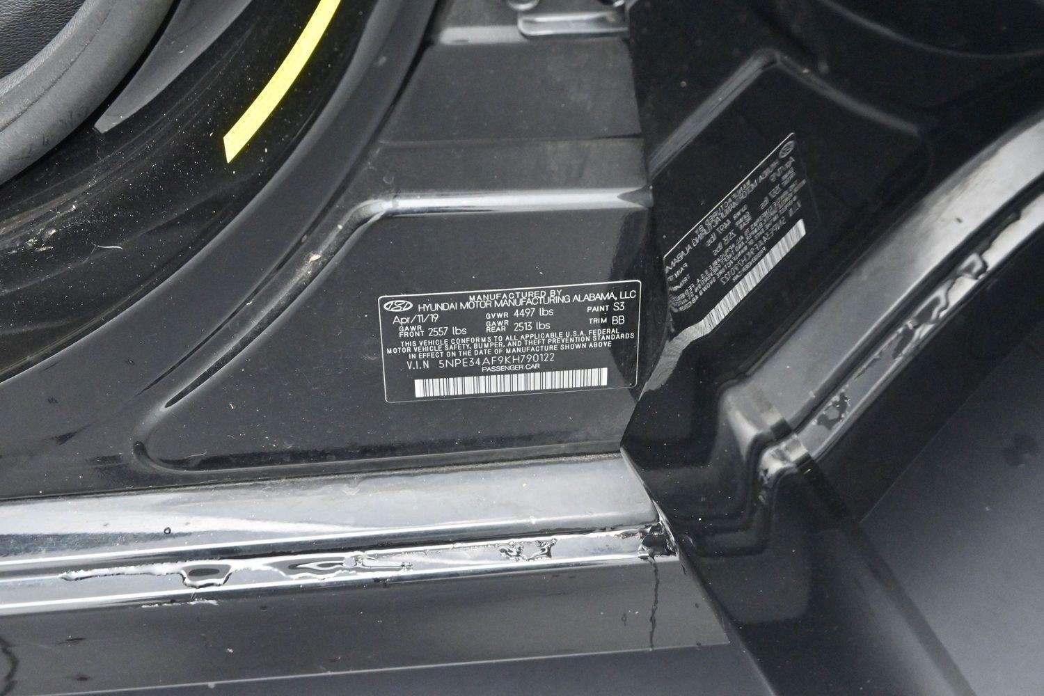 Used 2019 Phantom Black Hyundai SEL image 36
