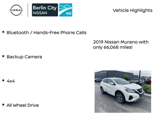Used 2019 Pearl White Nissan S image 2