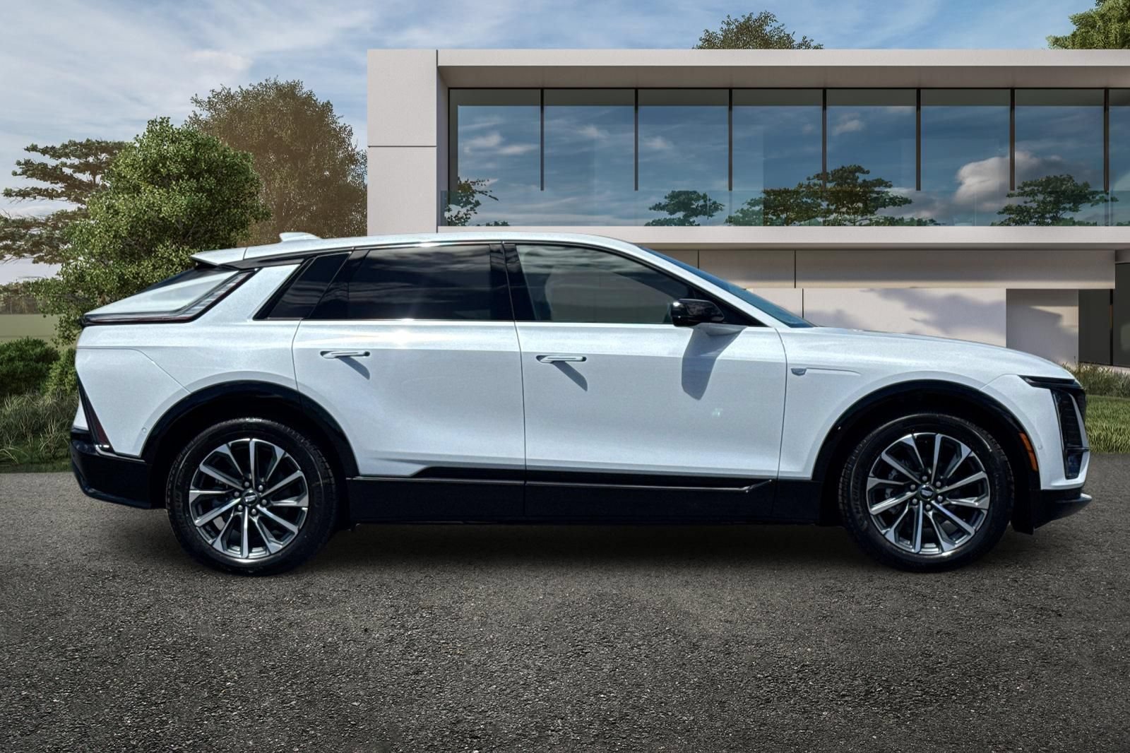 New 2026 Vibrant White Tricoat Cadillac Sport image 3