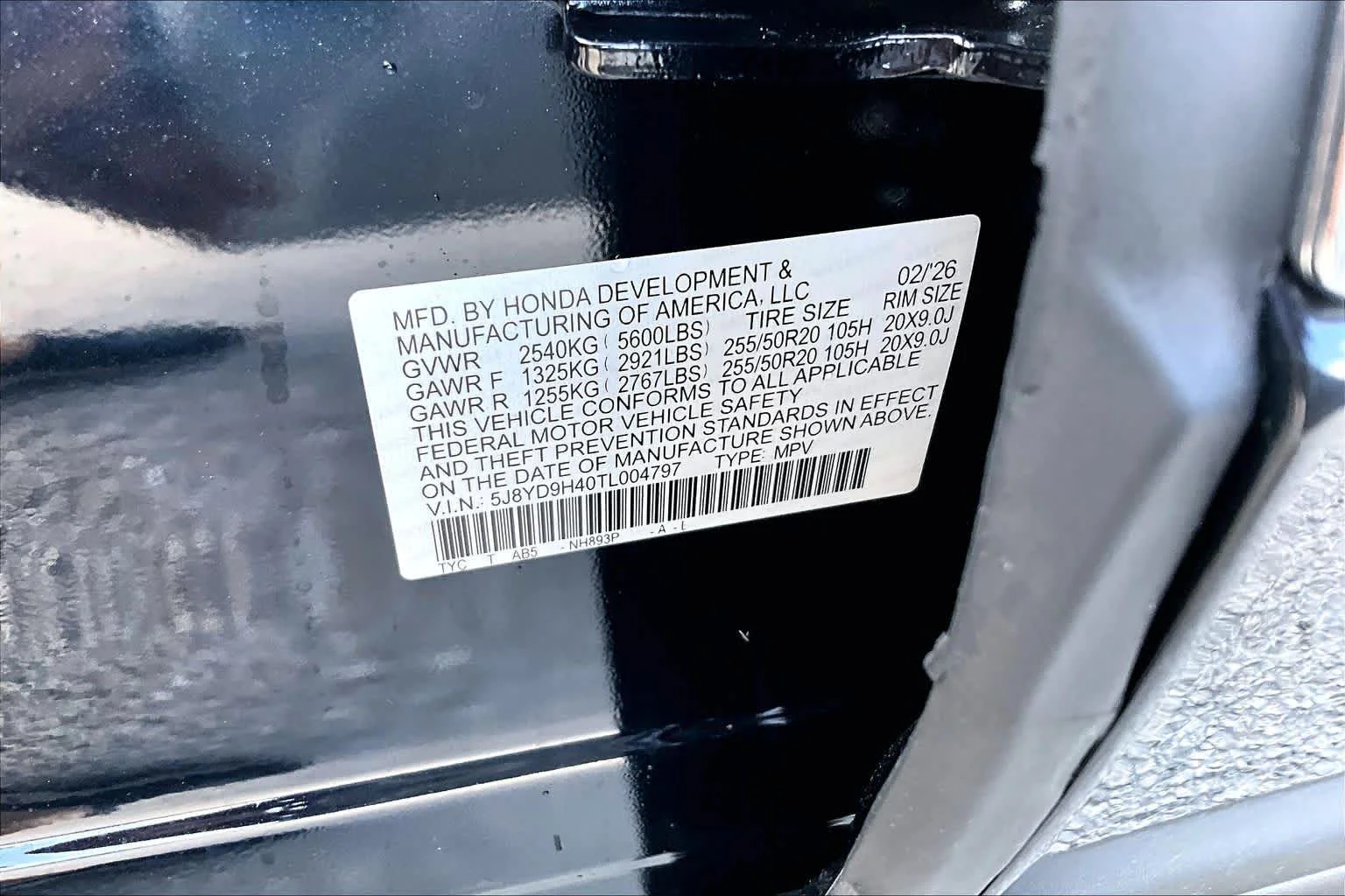 New 2026 Majestic Black Pearl Acura w/Technology Package image 22