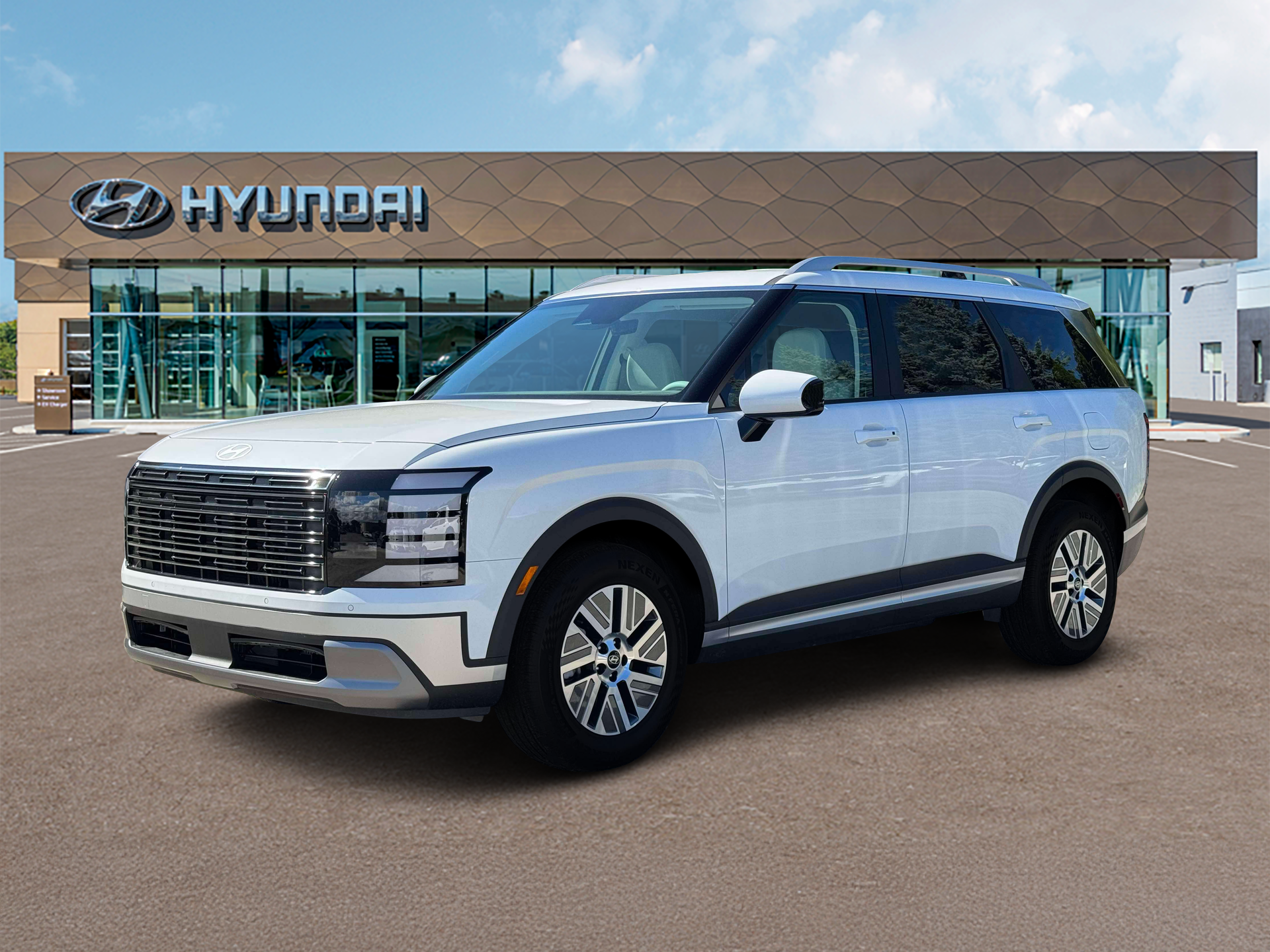 New 2027 White Hyundai SEL 7P image 2