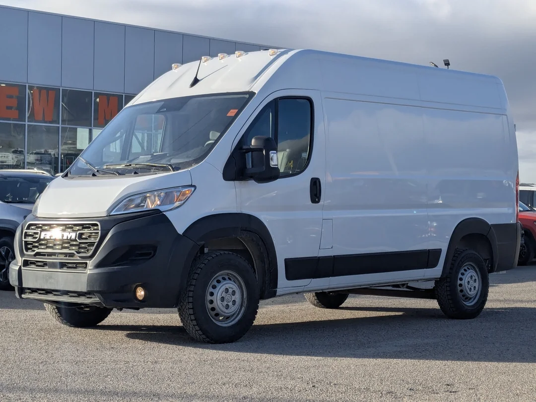 Certified Used 2025 White RAM Tradesman - - C/V HR 136 WB - Pkg 22B - Convenience Grp - Mopar Cargo Mat - Wall Paneling & More! image 4