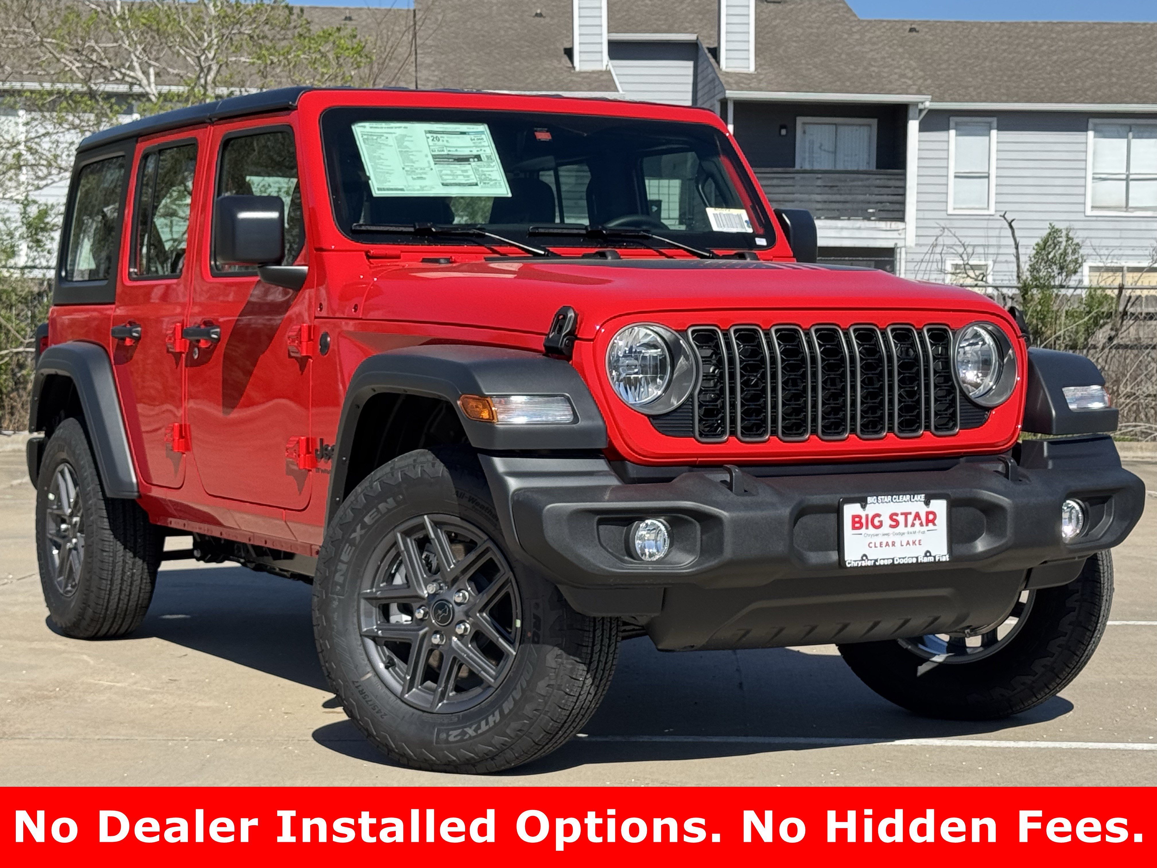 New 2026 Firecracker Red Clearcoat Jeep Sport image 2