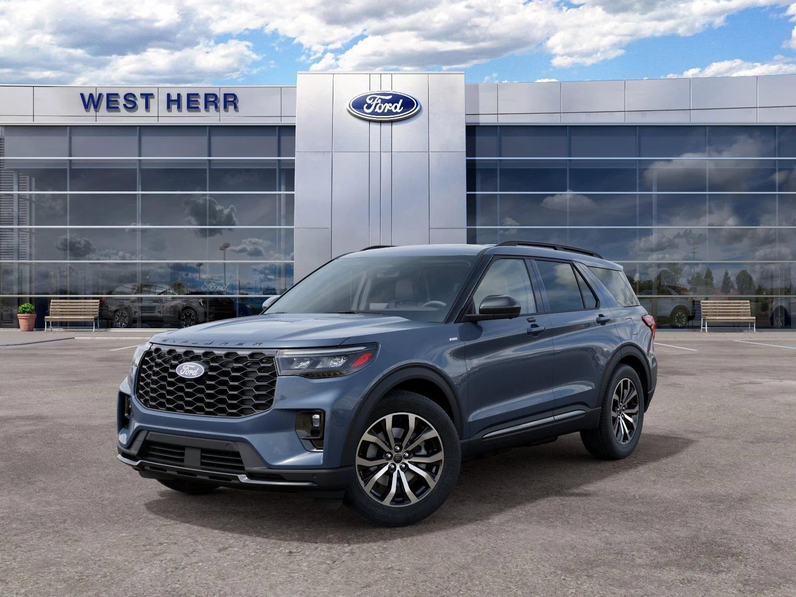 New 2027 Vapor Blue Metallic Ford ST-Line image 3