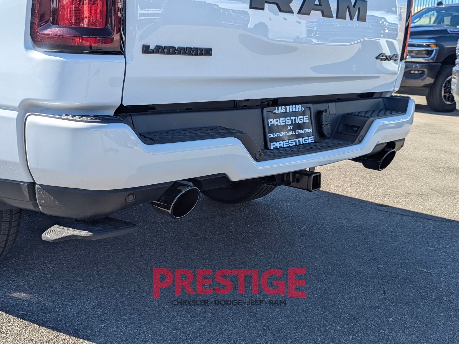New 2026 Bright White Clear-Coat Exterior Paint RAM Laramie image 8