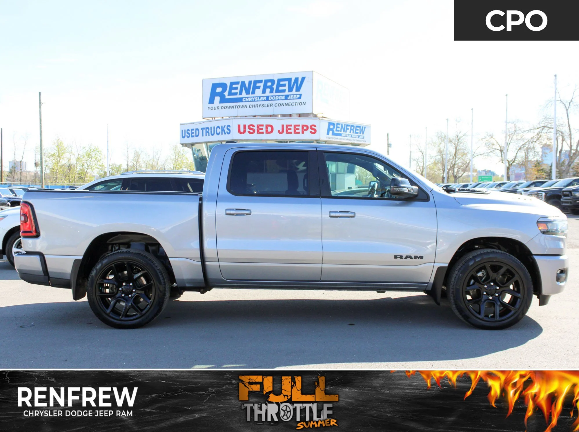 Certified Used 2025 Silver RAM Sport * Twin-Turbo | Remote Start | Alpine | Heated Seats | Navigation | Adaptive Cruise image 1