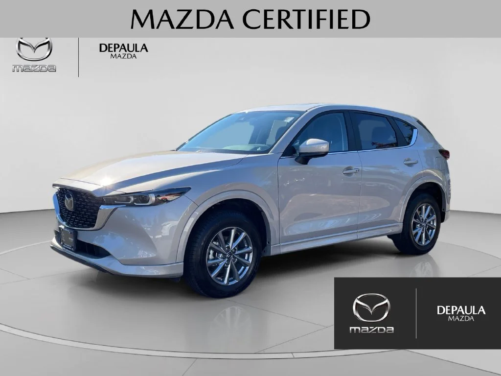 Certified Used 2025 Silver Mazda 2.5 S Preferred Package image 1