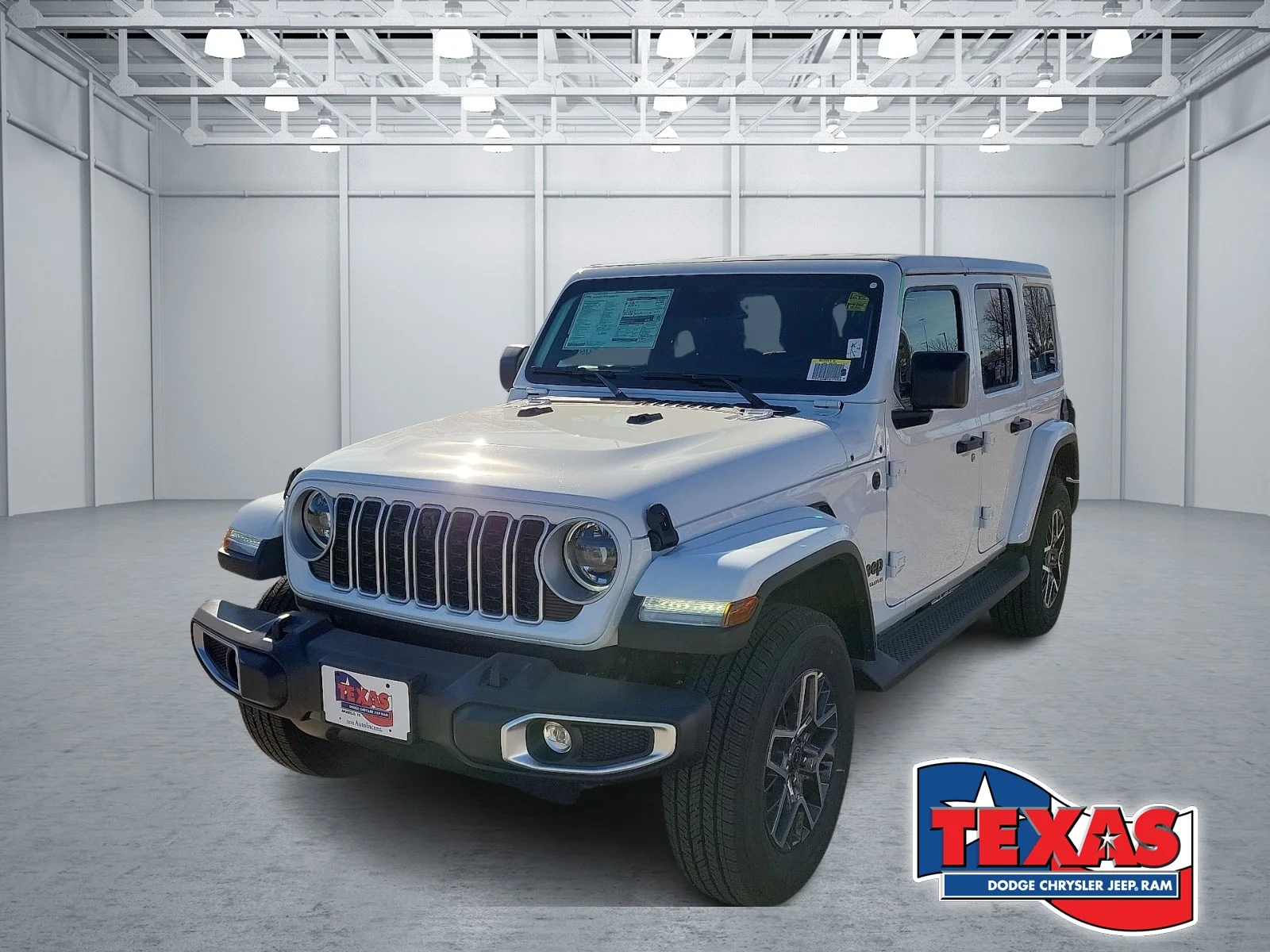New 2026 PW7 Bright Whit Jeep 4-DOOR SAHARA image 1