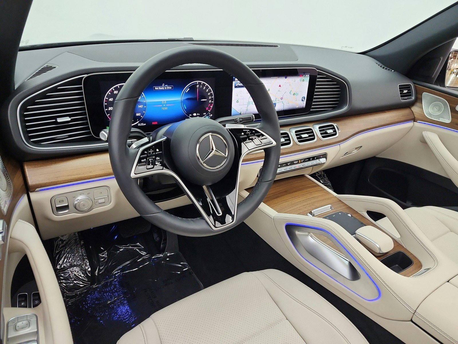 Certified Used 2025 MANUFAKTUR Alpine Grey Mercedes-Benz GLE 450e 4MATIC® SUV image 14